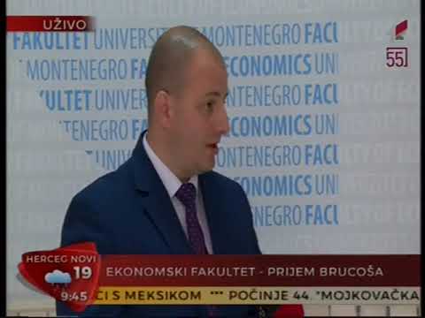Svečani prijem brucoša na Ekonomskom fakultetu - RTCG uključenje