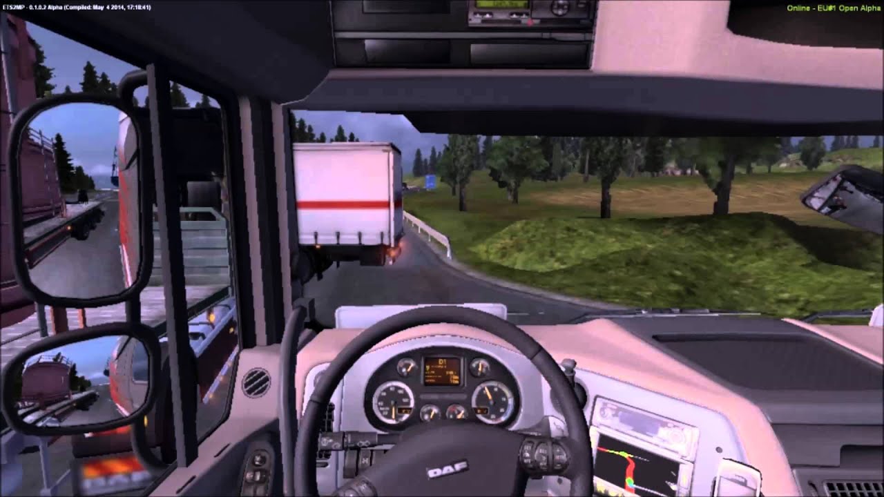 Euro Truck Simulator |roadblocking meeting|Multiplayer