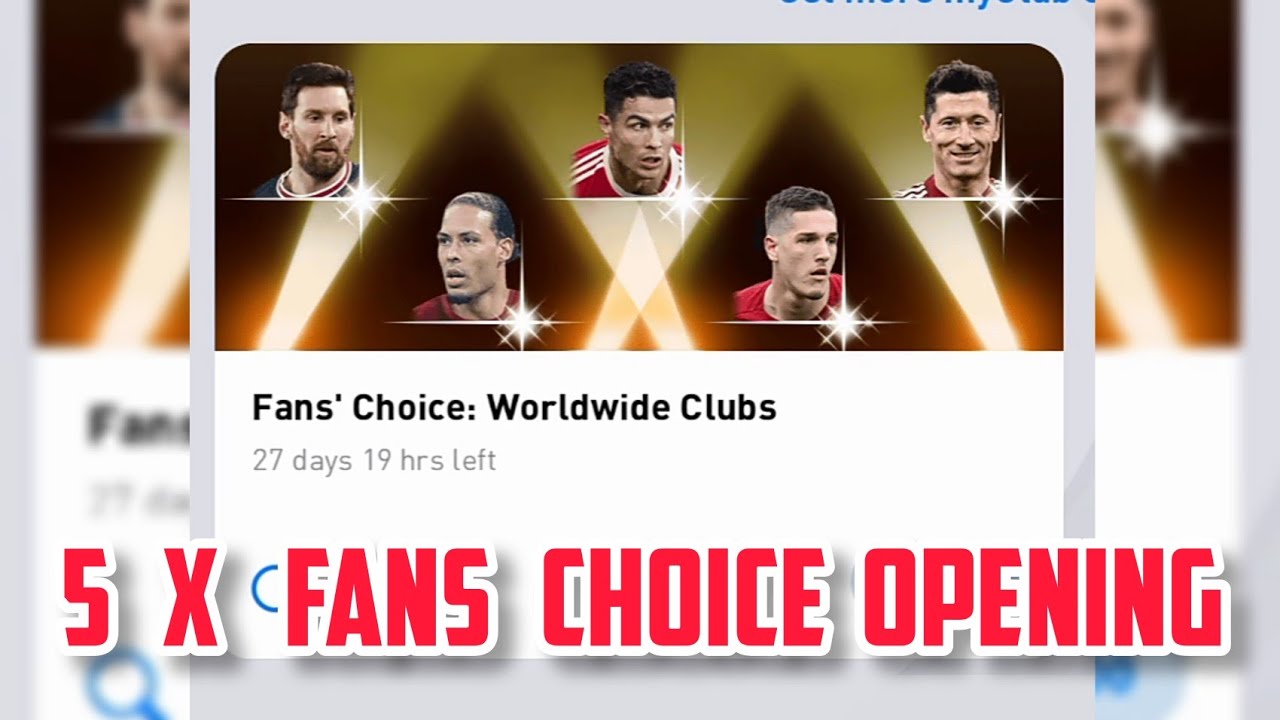 FANS CHOICE PACK OPENING | PES 21 | PESMACHANS
