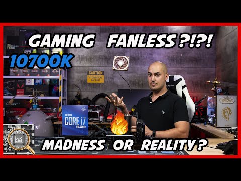Intel i7 10700K FANLESS to play games at 144Hz 1080p High Details