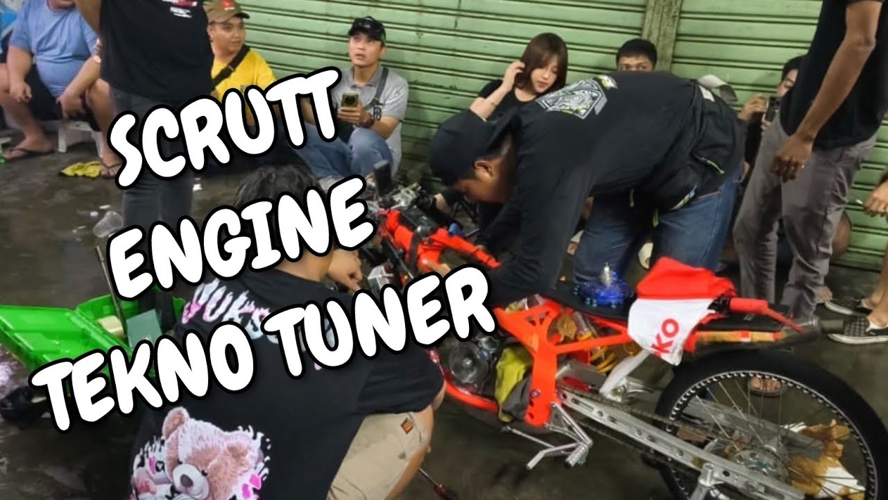 PROSES SCRUUT ENGINE TEKNO TUNER | KOMENG WIN