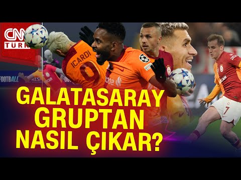 İşte Galatasaray'ın Şampiyonlar Ligi Gruplarından Çıkma Formülü! | #Haber