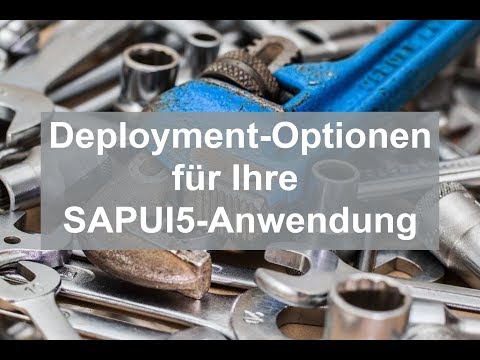 Deployment-Optionen für Ihre SAPUI5-Anwendung