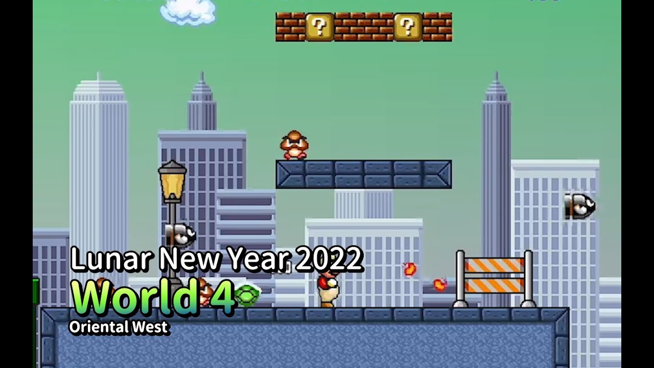 Mario Forever: Lunar New Year 2022 (v1.0) · World 4 Walkthrough