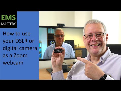 How to use your DSLR or digital camera for a Zoom Webcam