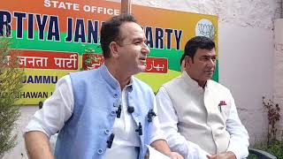 #Live: LOP Sunil Sharma Addressing Press Conference in Srinagar