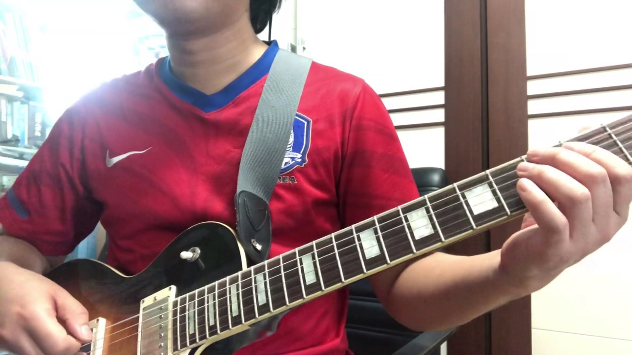 'Crazy Horse'guitar improvised music 카타르전 승리기원!! 일렉기타 쉬운 연주곡.작곡 전투적 분위기