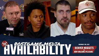 All Denver Nuggets Postgame Media Vs. Nop