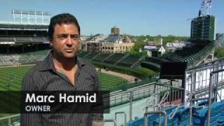 Chicago Cubs rooftop tour of Skybox on Sheffield