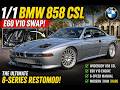 1 of 1 BMW 858 CSL Modified e60 V10 Manual Swap e31 8 Series 850i V12 #bmw #modifiedcars #bimmer