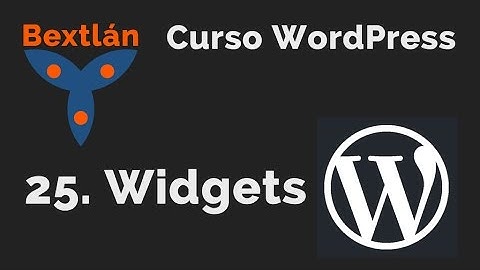 Curso WordPress: 25. Widgets - #jonmircha