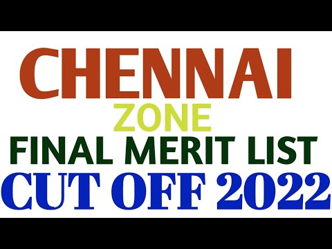 rrb chennai cut off 2022 / Rrb Ntpc Cutt Off Chennai zone 2022 |chennai zone final Merit list