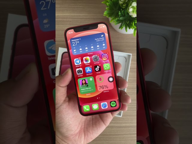 Unboxing iPhone 12 mini Red Product🩸 + Magsafe Case🤩