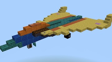 Minecraft Transformers G1 Dirge Fighter Jet Tutorial