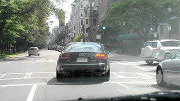 LOUD MTM tuned S8 V10 Audi with custom exhaust