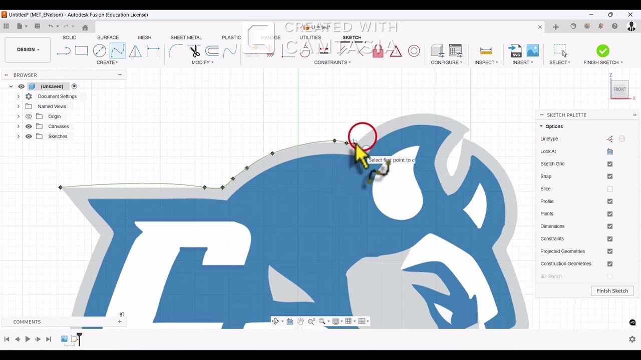 Resource 6   Canvas, spline and extrude