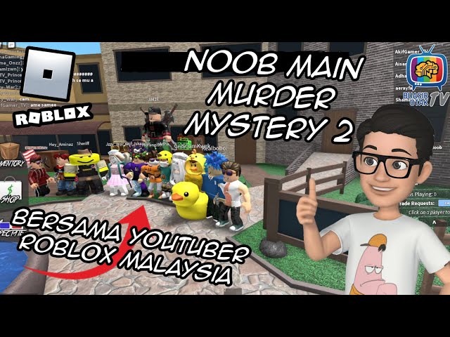 Roblox - MAMÃE NOOB SORTUDA (Murder Mystery 2)