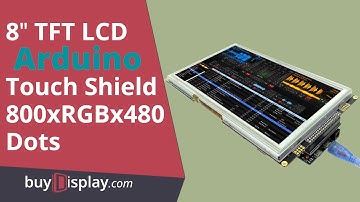 Arduino Tutorial: 8" TFT LCD Display SSD1963 Module Touch Screen Shield 800x480 with Arduino Due