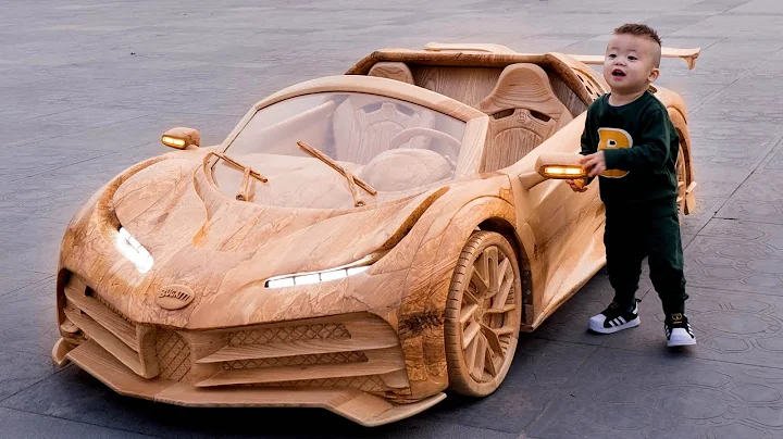 Wood Carving - CR7's Bugatti Centodieci - ND WoodW...