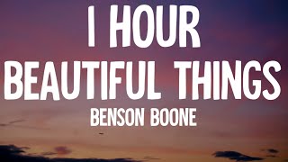 Benson Boone - Beautiful Things (1 HOUR/Lyrics)