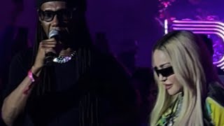 MADONNA + Nile Rogers - Finally Enough Love release party at Discoasis in Central Park