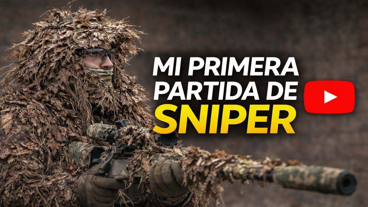 Mi primera partida SNIPER DISTRITO 9 (AIRSOFT MADRID)