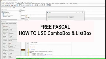Lazarus Free Pascal - How to Use ComboBox & ListBox
