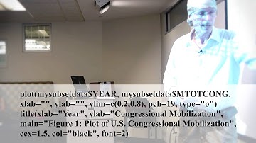 Statistics with R: Descriptive Statistics and Plotting I, Lesson 3 by Courtney Brown