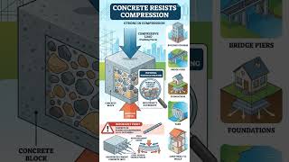 Why Concrete Resists Compression? | Concrete Strength Explained | RCC & Civil Engineering Basics