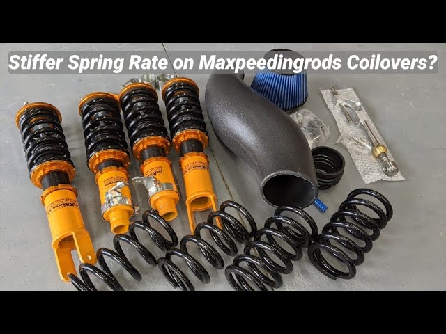 Do Heavier Spring Rates Help Performance? Installing New Springs On My  Maxpeedingrods Coilovers CRX 