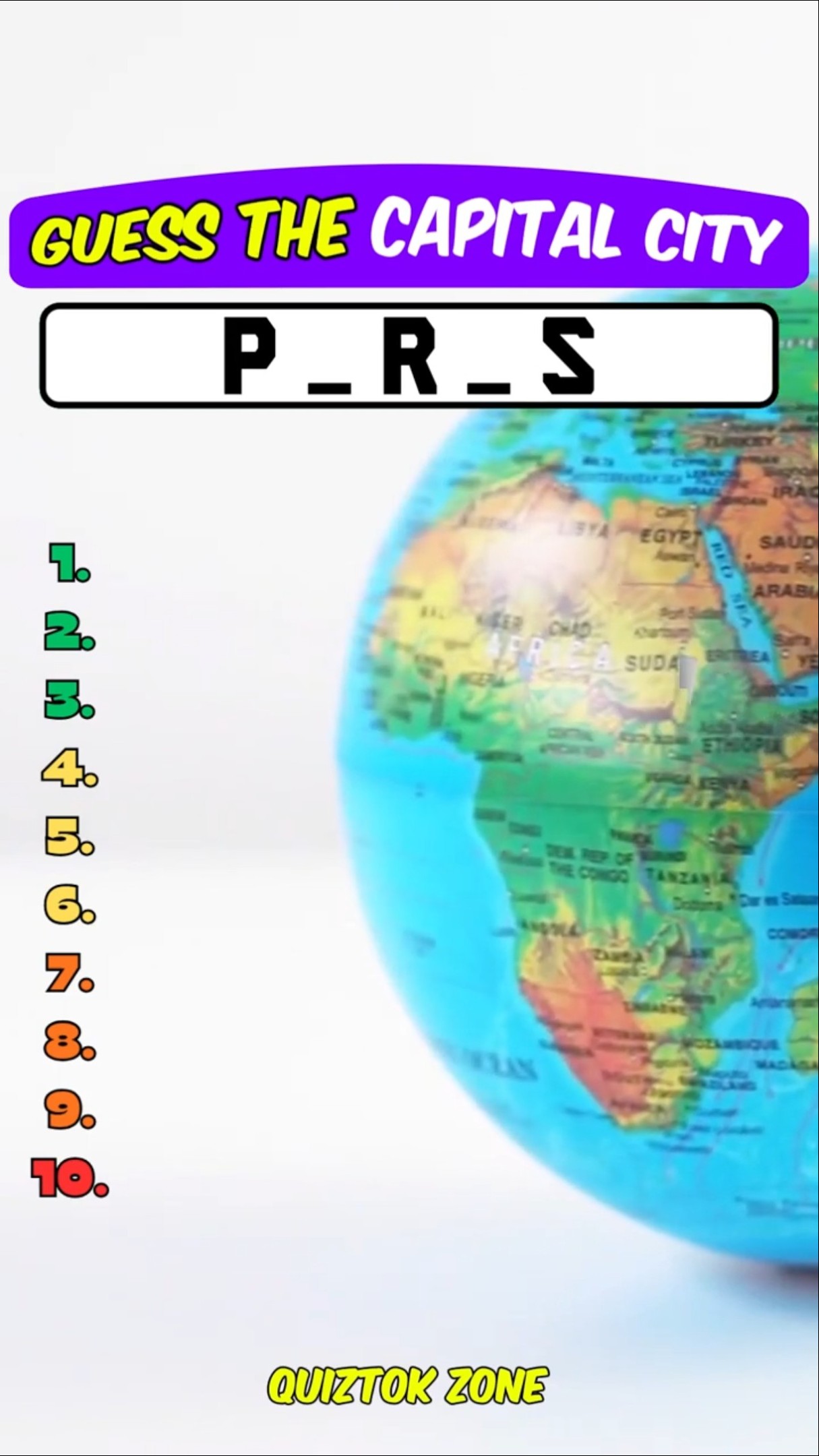 Guess the World Capitals by Missing Letters 🌍 | Can You Get All