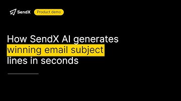 How To Use SendX AI To Generate Email Subject Lines