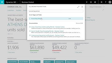 Microsoft Dynamics 365 Business Central   Accounting Periods