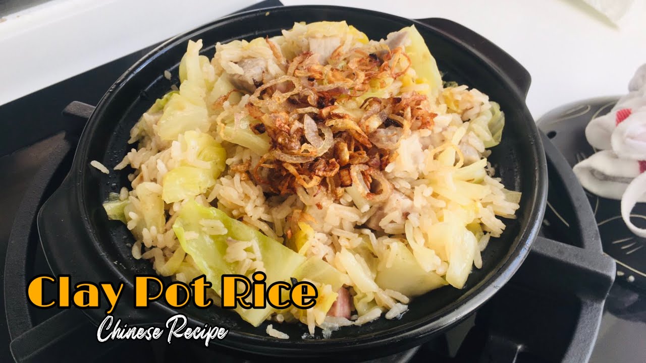 Taro Rice Quick and Easy Chinese Clay Pot Taro Rice - YouTube