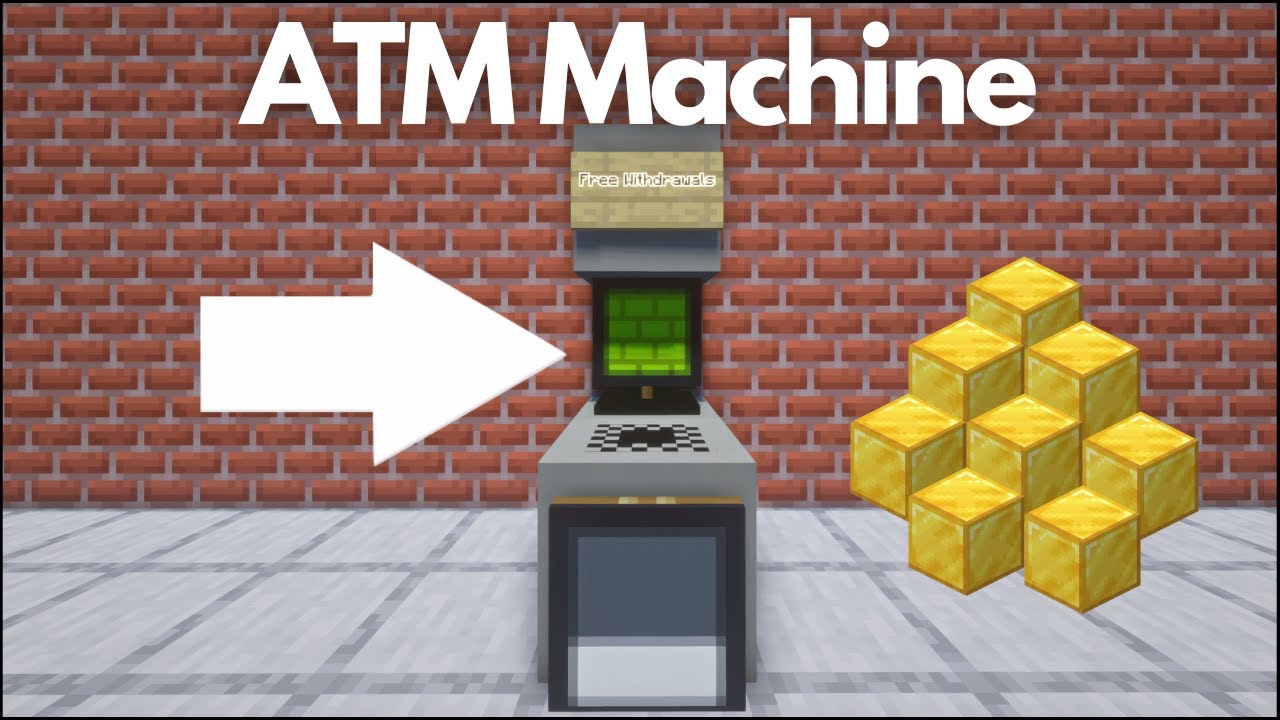 Minecraft: ATM Machine Tutorial - YouTube Minecraft: ATM Machine Tutorial - YouTube