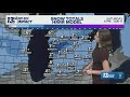 13 ON YOUR SIDE Forecast: Widespread snow transitioning into lake-effect