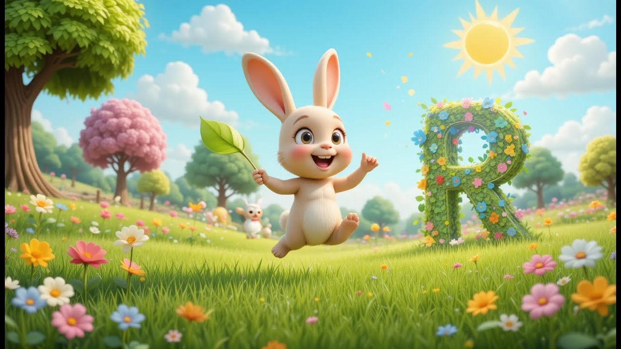 R is for Rabbit | ABC Phonics Song for Kids | Learn the Letter R with ...