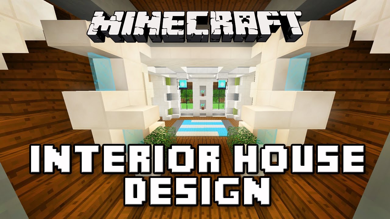  Minecraft  Tutorial Modern  Interior House  Design  How To 
