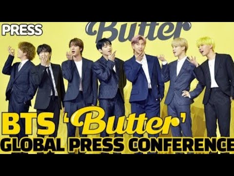 Eng Sub Bts Butter Single Global Press Conference Full Ver Youtube