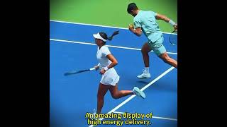 Serve - Mika Stojsavljevic US Open 2025 #usopen #tennis #serve #slowmotion #juniortennis #sports