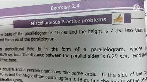 Std 7, Maths, Measurements, Exercise 2.4(1 to 6).