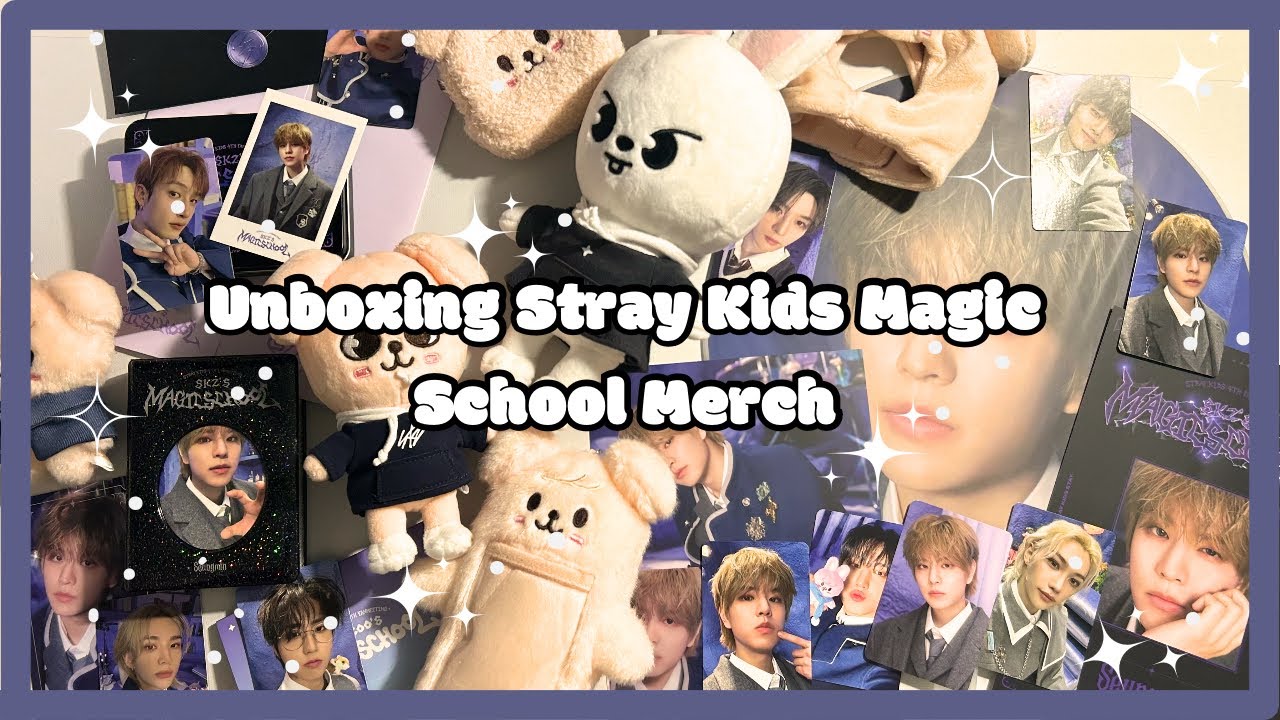 Unboxing Stray Kids Magic School Merch ✨ - YouTube