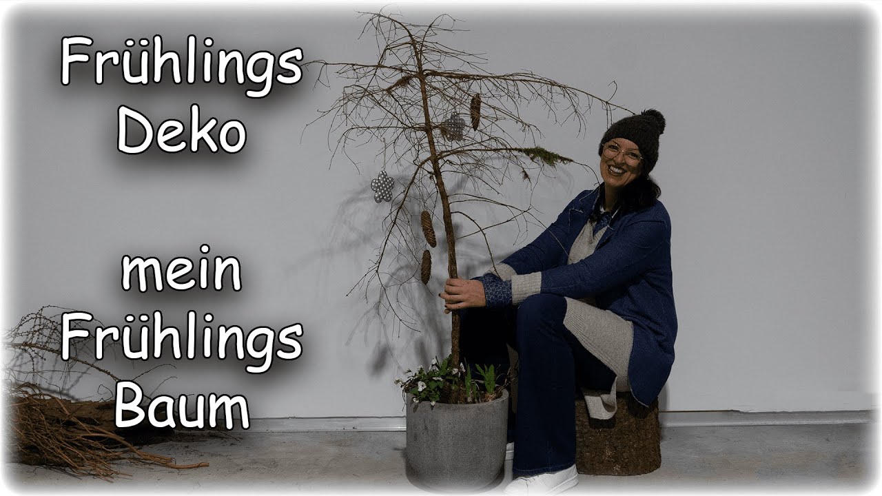 MEIN ABSTRAKTER BAUM AM HAUSEINGANG | GÜNSTIGE NATURDEKO