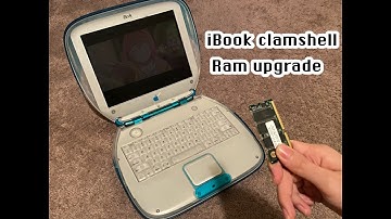 iBook clamshell ram upgrade (warning sanity was lost at some point)