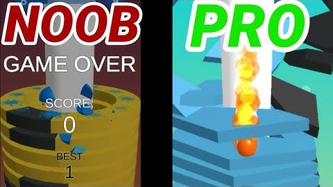 STACK BALL NOOB VS PRO