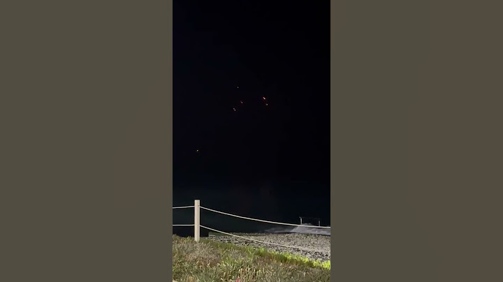 Η ιρανική πυραυλική επίθεση κατά του Ισραήλ ορατή από την Κύπρο