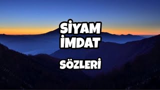 Si̇yam - İmdat 