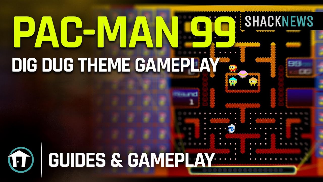 PAC-MAN 99 Dig Dug Theme Gameplay 