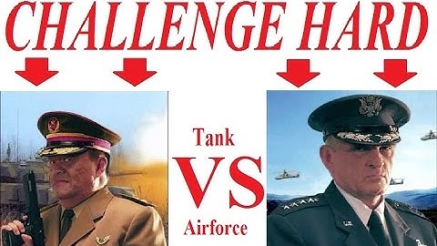 🔴 C&C Generals Zero Hour - Challenge Hard - 2 - Tank vs Airforce 🔴