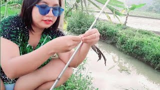 Fishing mania,mancing di sungai sawah pedesaan